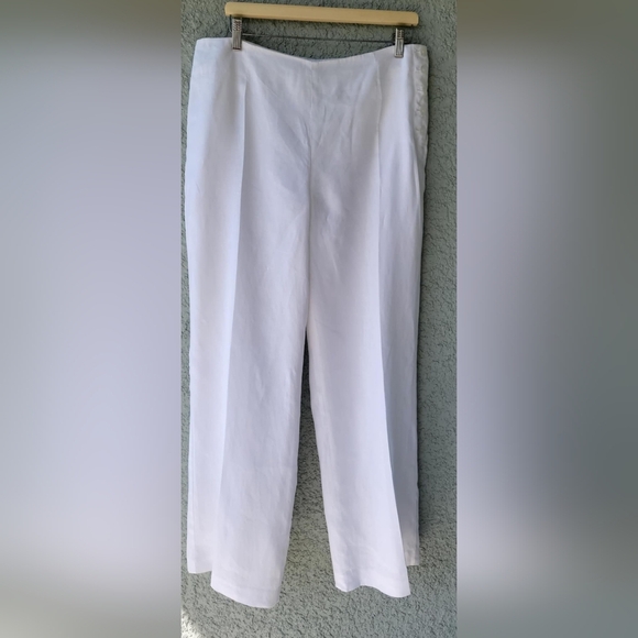 Talbots Linen Women's White Pants - Picture 11 of 11